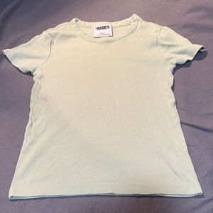 Asics Kids Light Green Short Sleeve Tee